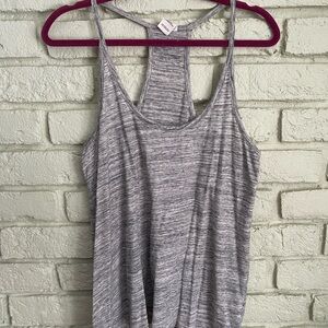 PINK Victoria's Secret Gray Backless Sleeveless Tank Top